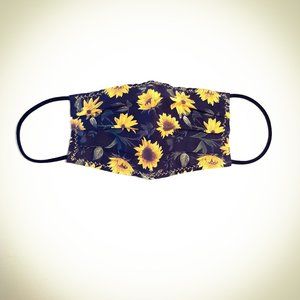 Handmade Sunflower Facemask